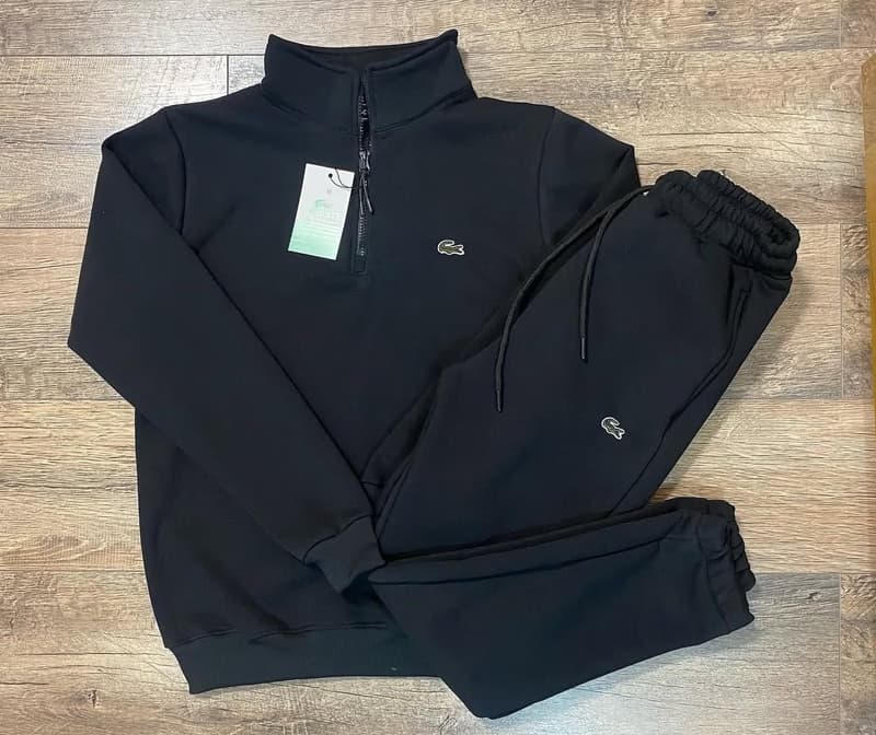 Lacosta Crna Termo Trenerka (Kragna) - slika 1