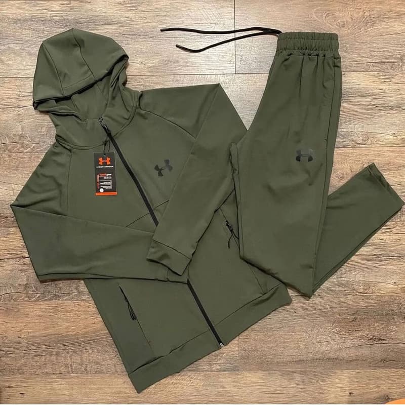 Under Armour Maslinasta Trenerka - slika 1